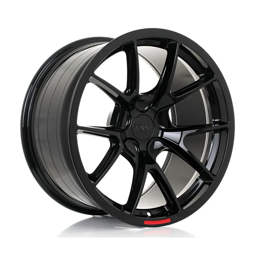 2Forge ZF9 Alloy Wheel 19x10 ET10 To 50 5x110 Gloss Black Deeper Concave
