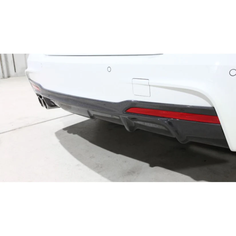 3Ddesign Duel Tip Rear Diffuser BMW 3 Series F30 F31 M-Sport - Image 2