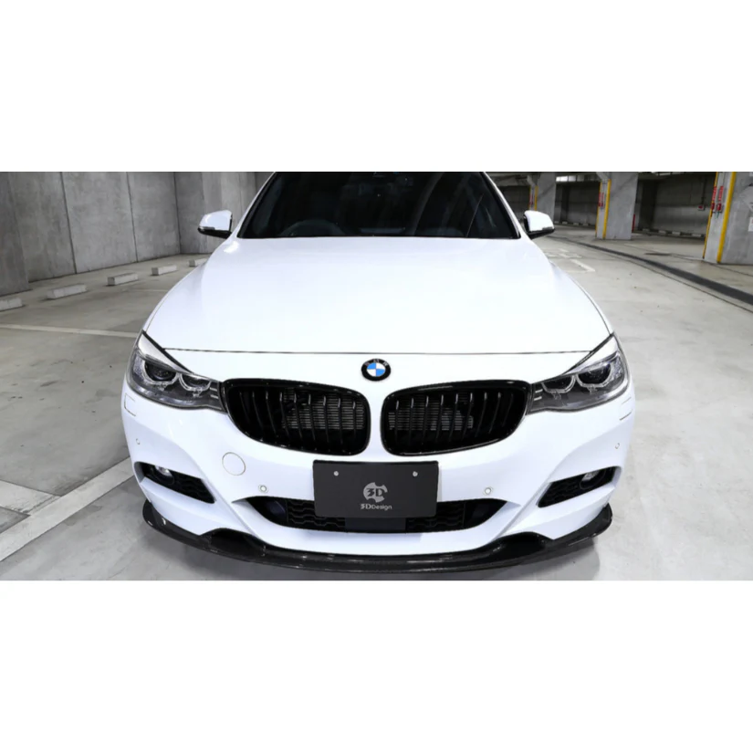 3Ddesign Front Splitter Carbon Fibre BMW 3 Series F34 GT M-Sport - Image 5