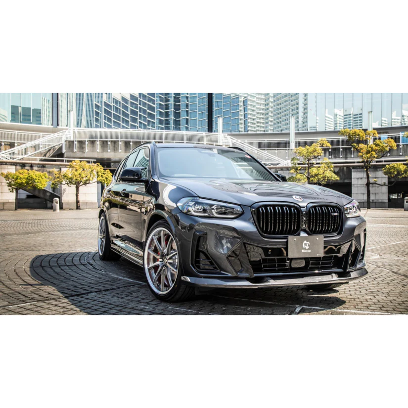 3Ddesign Front Splitter Carbon Fibre BMW X3 X4 G01 02 LCI M-Sport - Image 9