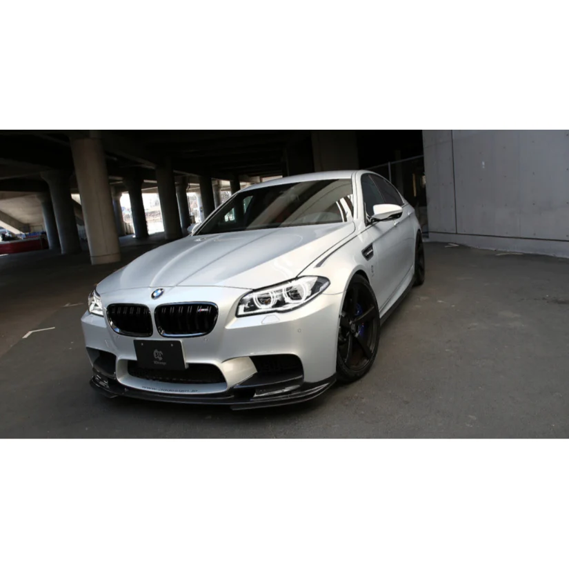 3Ddesign Front Splitter Set Carbon Fibre BMW M5 F10 - Image 4