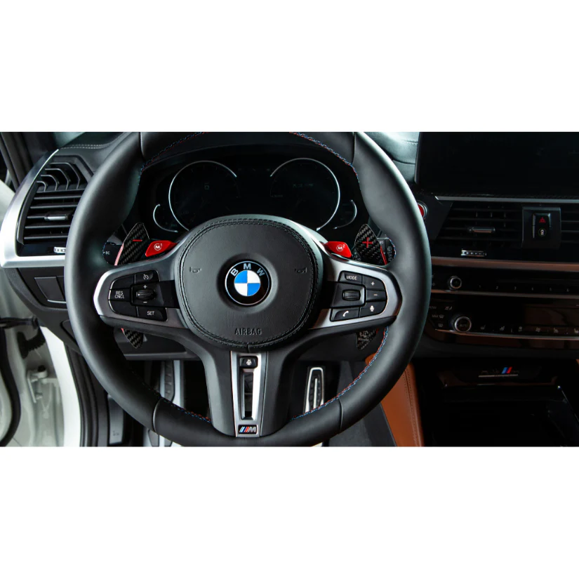 3Ddesign Paddle Shifter Carbon Fibre Silver BMW GXX - Image 12