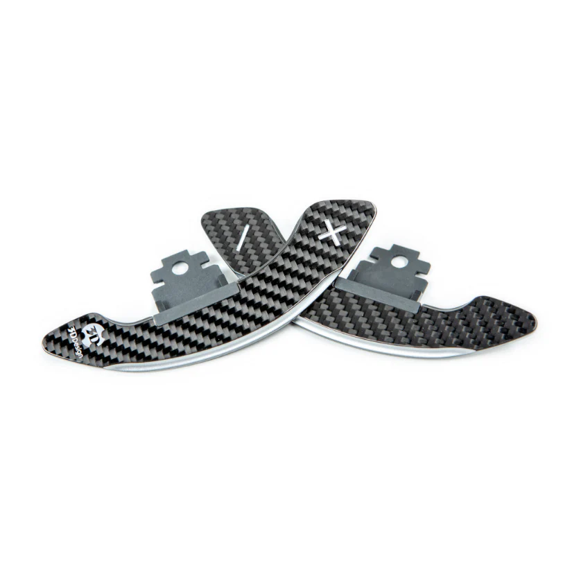 3Ddesign Paddle Shifter Carbon Fibre Silver BMW GXX - Image 2