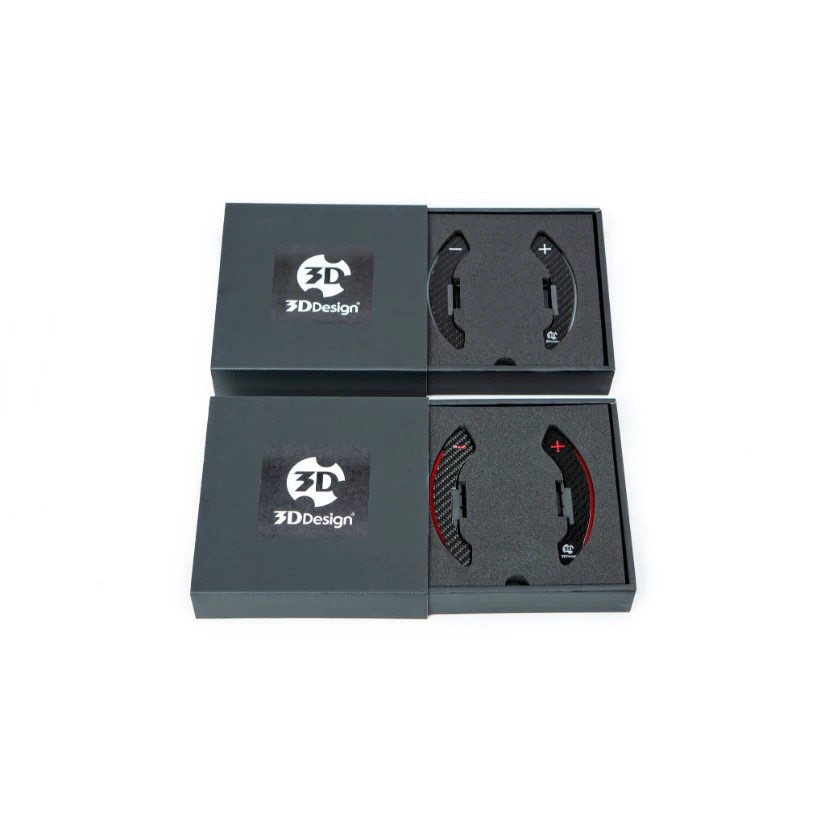 3Ddesign Paddle Shifter Carbon Fibre Silver MINI FXX - Image 8