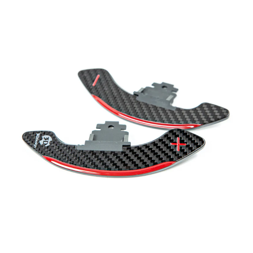 3Ddesign Paddle Shifter Carbon Fibre Silver MINI FXX - Image 9