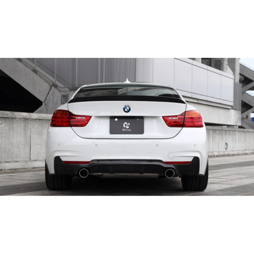 3Ddesign Rear Diffuser BMW 4 Series 435i F32 F36 M-Sport - Image 3