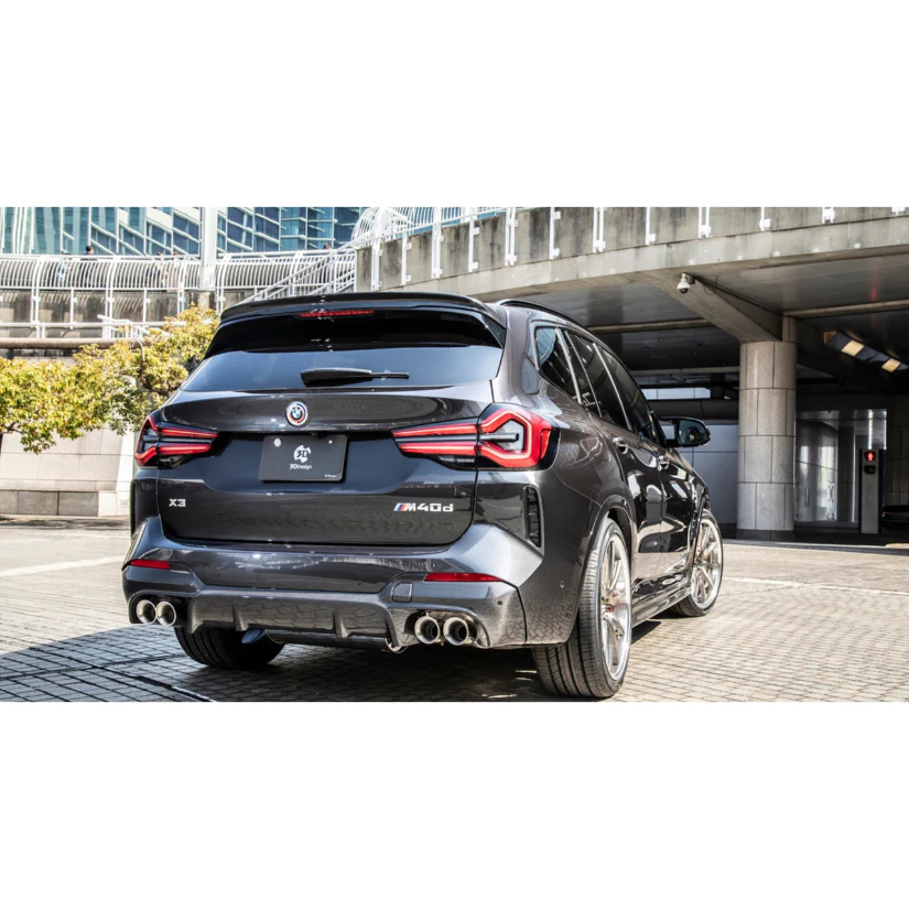 3Ddesign Rear Diffuser BMW X3 G01 LCI M-Sport - Image 4
