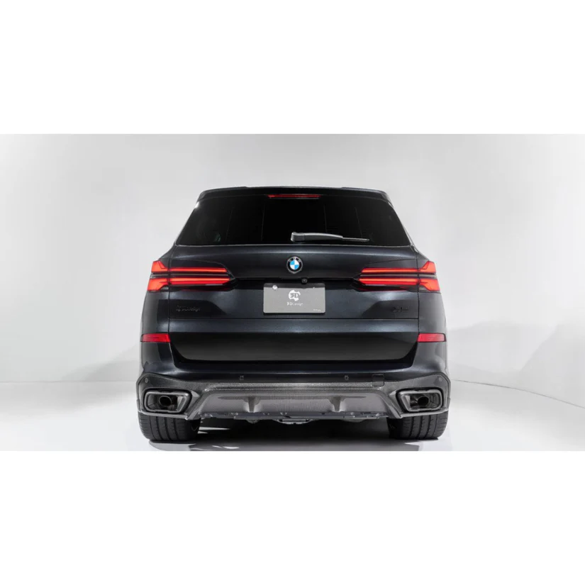 3Ddesign Rear Diffuser Carbon Fibre Set BMW X5 M60i G05 LCI M-Sport - Image 2