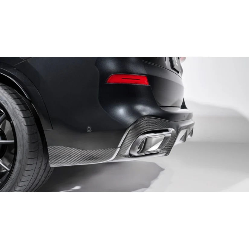 3Ddesign Rear Diffuser Carbon Fibre Set BMW X5 M60i G05 LCI M-Sport - Image 3