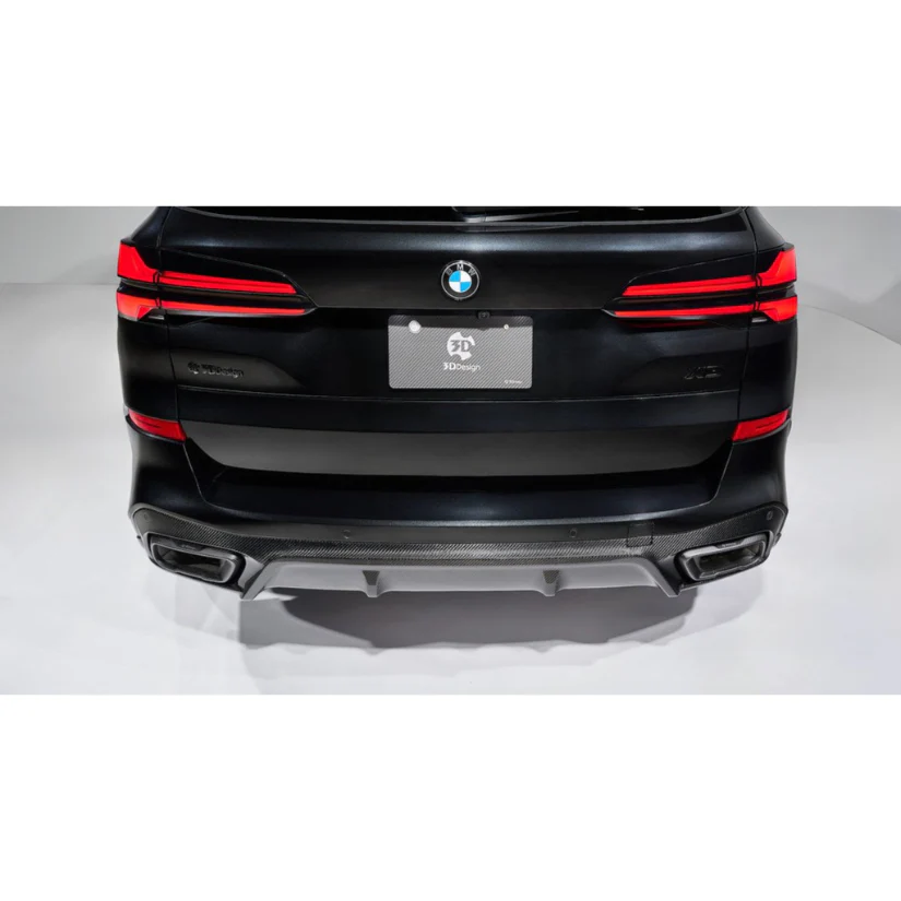 3Ddesign Rear Diffuser Carbon Fibre Set BMW X5 M60i G05 LCI M-Sport - Image 5