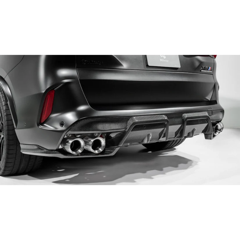 3Ddesign Rear Diffuser Carbon Fibre Set BMW X5M F95 LCI - Image 2