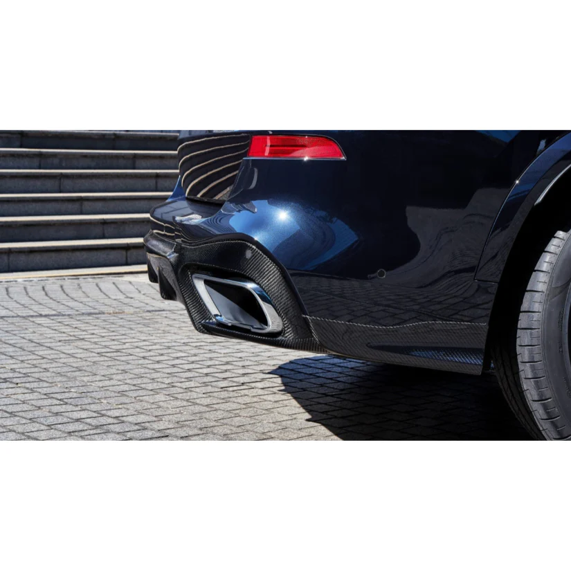 3Ddesign Rear Side Diffuser Extension Carbon Fibre BMW X5 M50i G05 M-Sport - Image 7