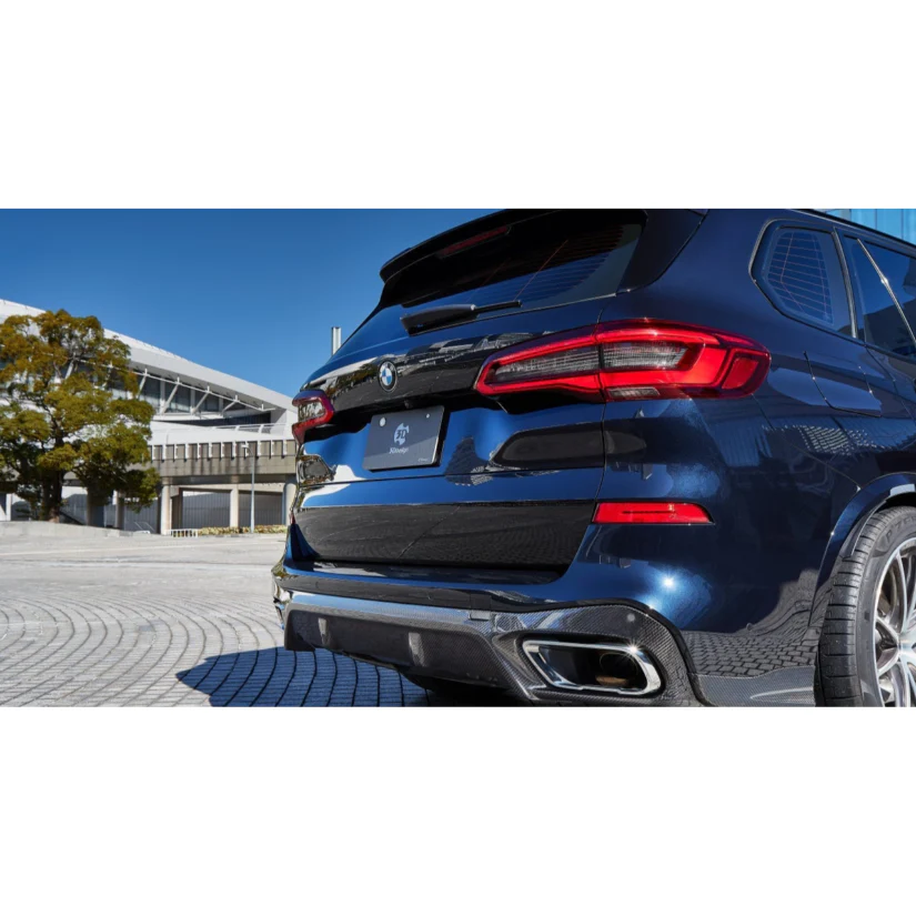 3Ddesign Rear Side Diffuser Extension Carbon Fibre BMW X5 M50i G05 M-Sport - Image 8