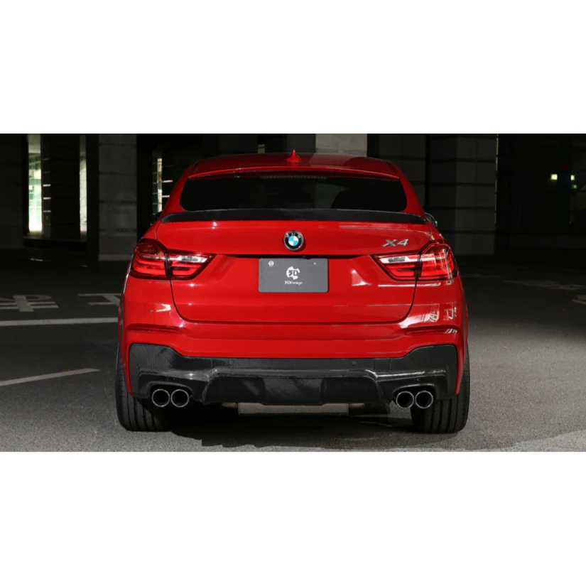 3Ddesign Spoiler Carbon Fibre BMW F26 X4 - Image 3