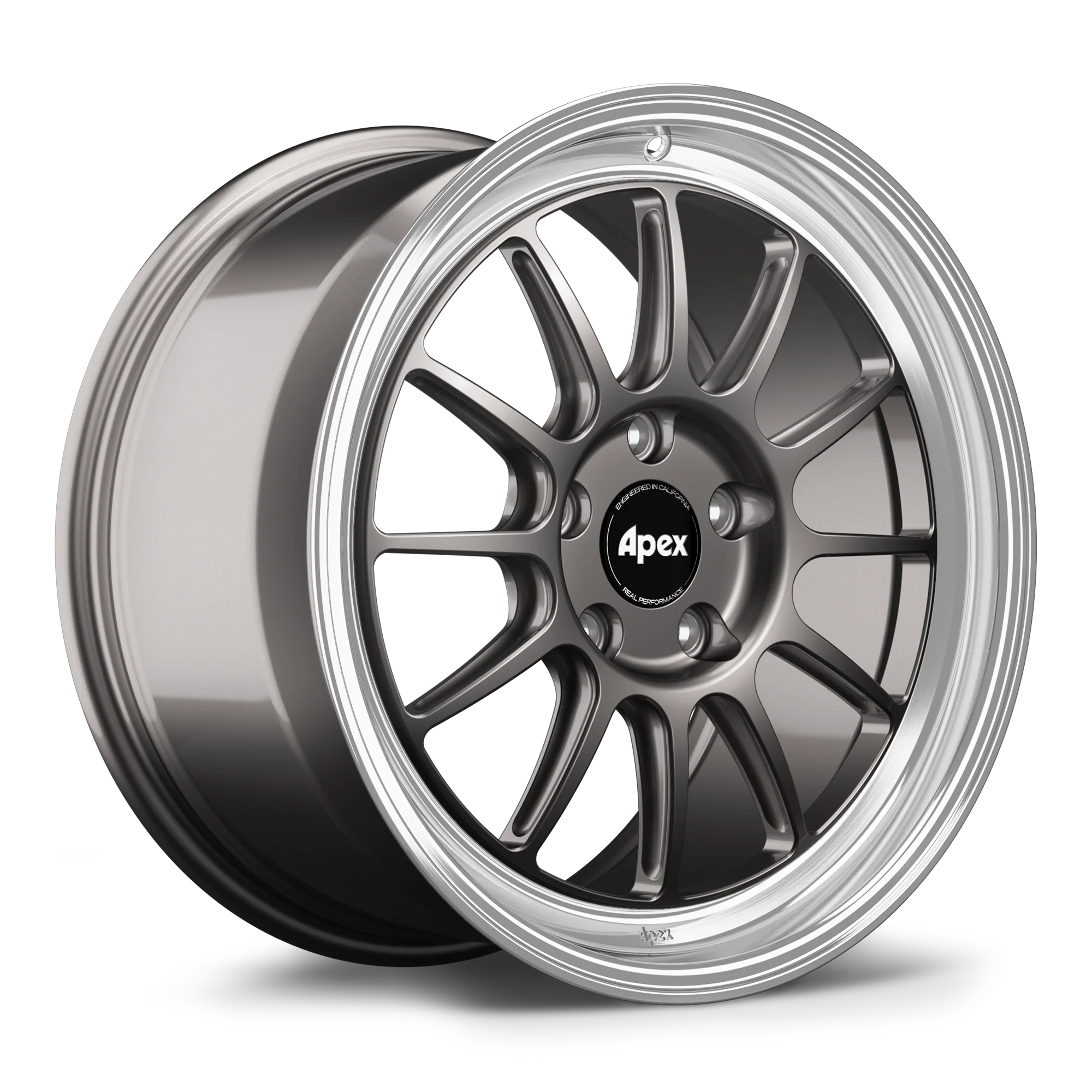 Apex SL-12RT Forged Alloy Wheel 18x10 ET42 5x120mm - Machined Lip - Anthracite 67.1mm CB