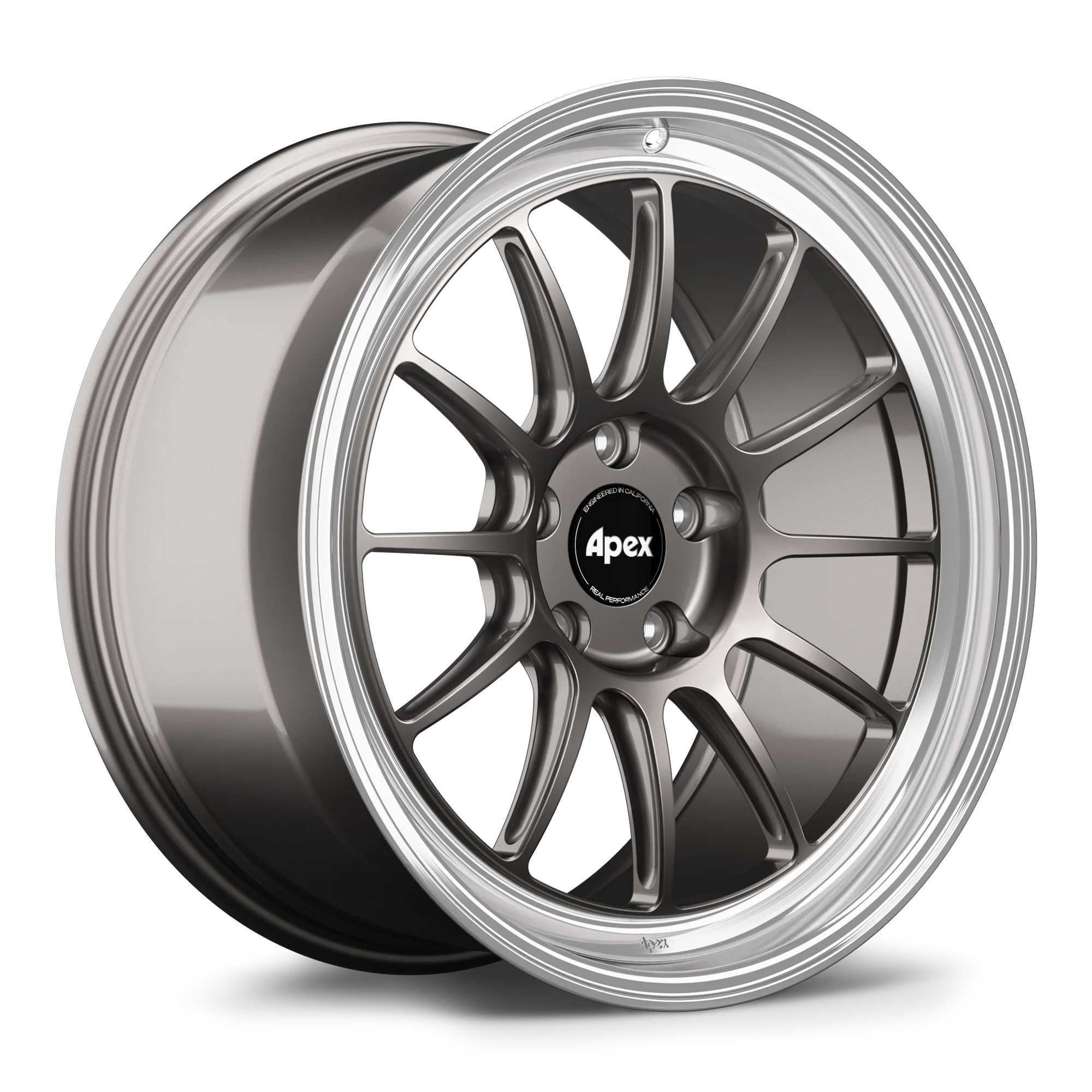 Apex SL-12RT Forged Alloy Wheel 19x9.5 ET25 5x112mm - Machined Lip - Anthracite 66.6mm CB