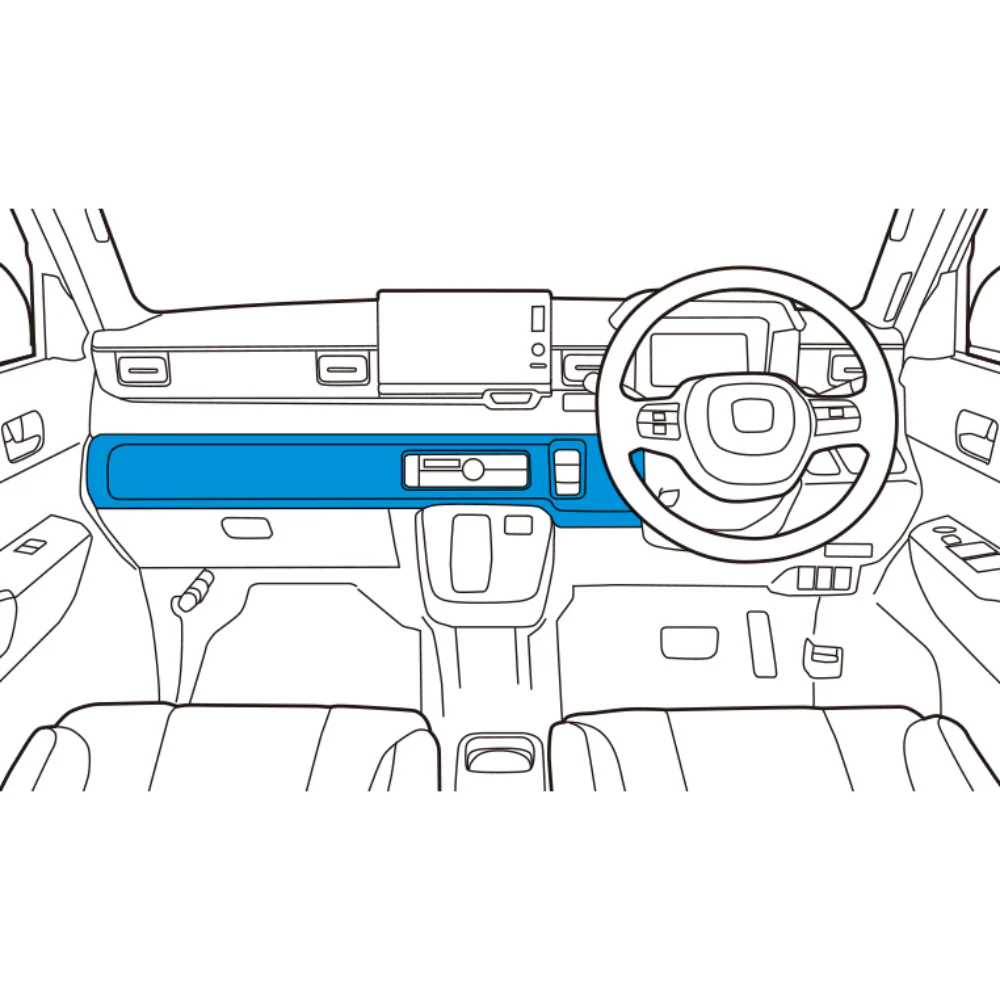 Genuine Honda JDM Instrument Panel Trim Digital Carbon Super-ONE / Super-N 26+ - Image 4