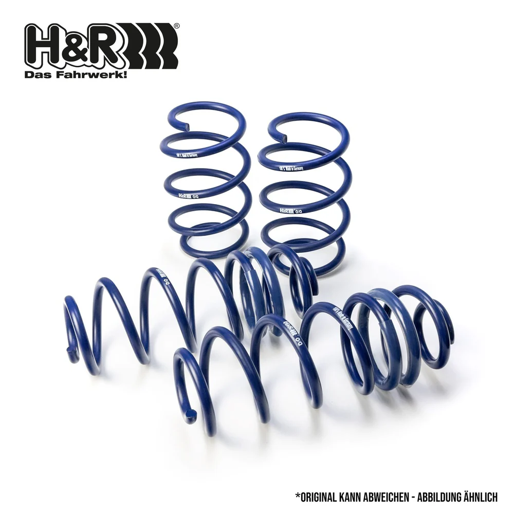 H&R Performance Lowering Springs - 28840-8 - Twist-beam Rear Axle 40mm Lower