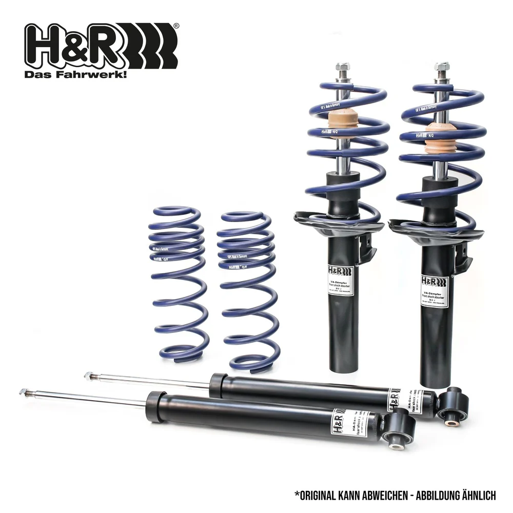 H&R Suspension Kit Springs & Shock Absorbers Cup Kit Comfort Suspension - 40929-1 - Front 40mm Rear 10mm Lower