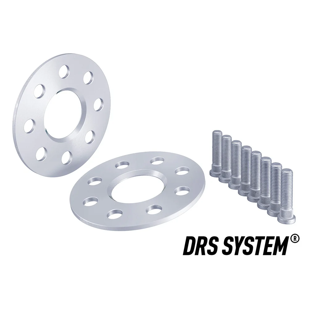 H&R TRAK+ Wheel Spacers Pair 7mm Silver 5x130 71.6mm CB