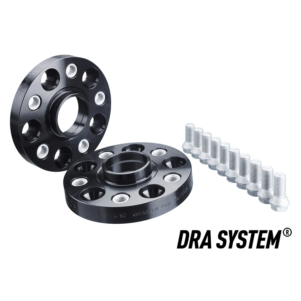 H&R TRAK+ Wheel Spacers Pair 70mm Black 5x130 71.6mm CB