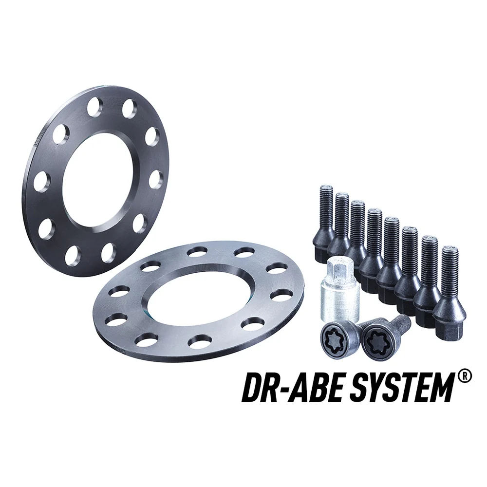 H&R TRAK+ Wheel Spacers Pair 5mm Black 5x130 71.6mm CB