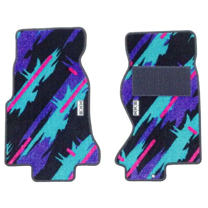 HKS 50th Anniversary Floor Mats Mazda RX-7 FD3S Front Set LHD Oil Colour 92-02