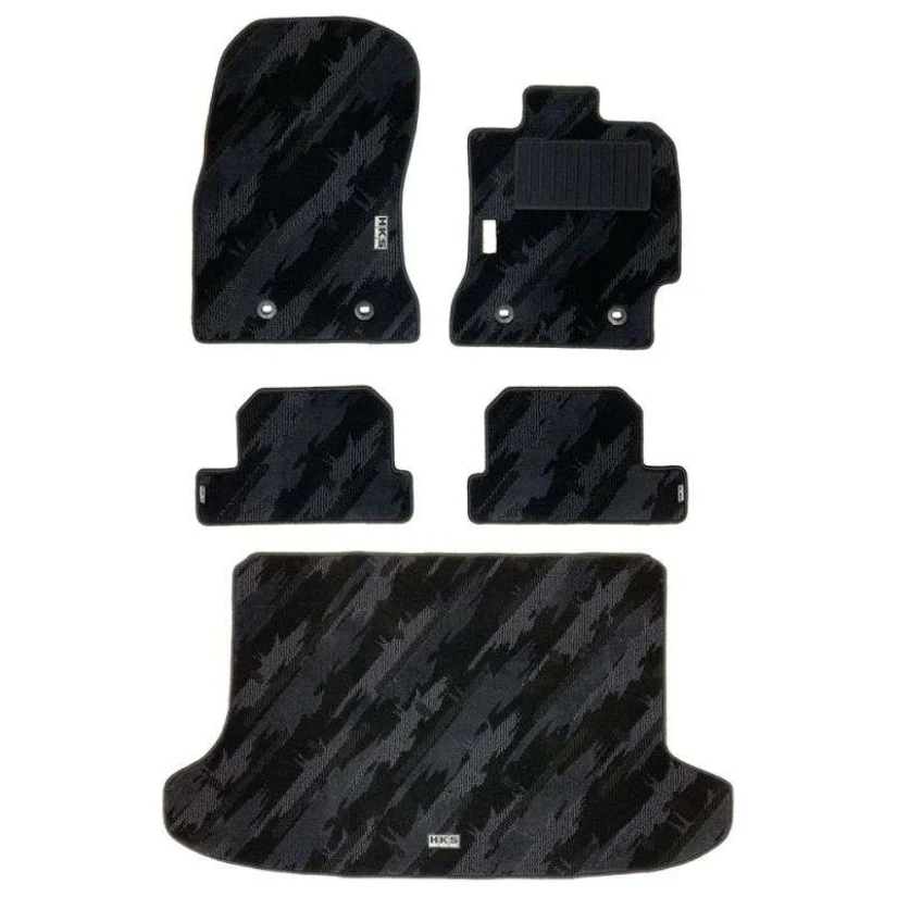 HKS Floor Mats Toyota GT86 Subaru BRZ ZN6 ZC6 Full Set LHD Monotone 12-21