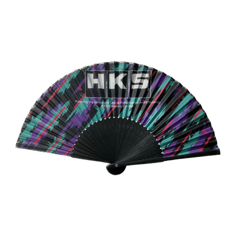HKS Japanese Folding Fan Oil Colour