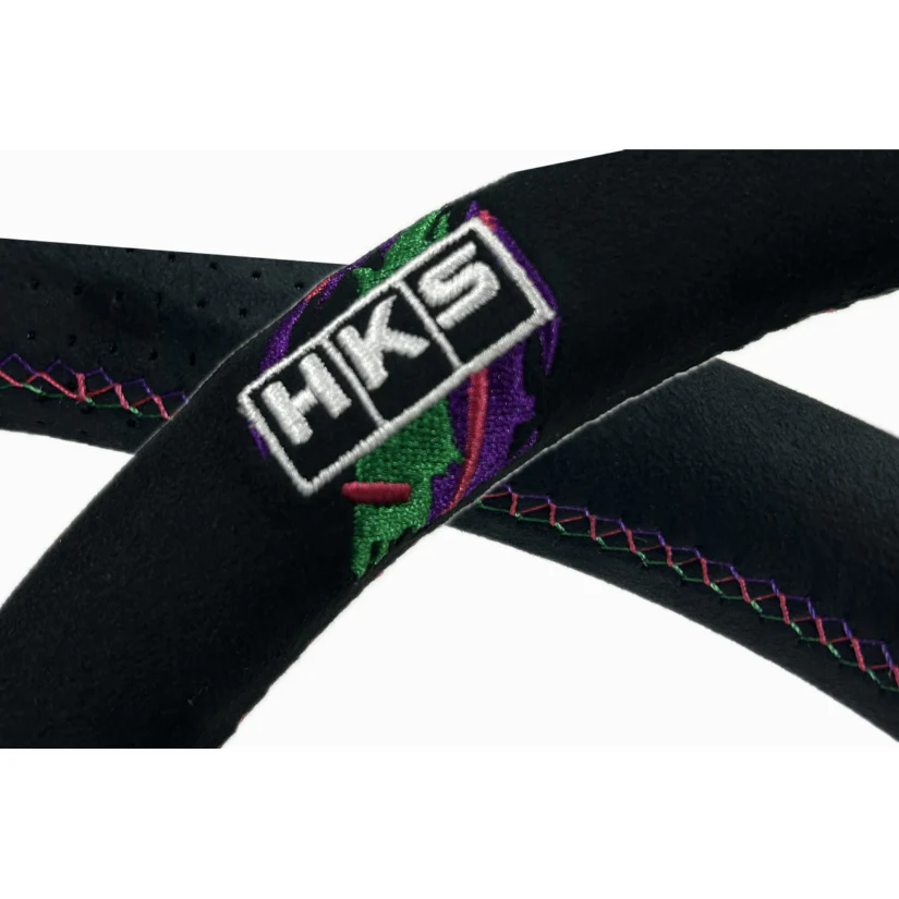 HKS Limited Edition Steering Wheel Honda Civic Type R FL5 Suede 22-25 - Image 2
