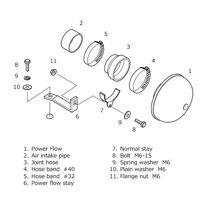 HKS Super Power Flow Kit Suzuki Cappuccino EA11R 91-98 - Image 2