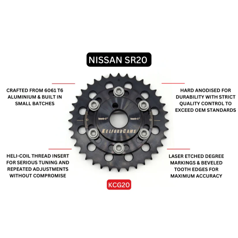 Kelford Cams Adjustable Cam Gears Nissan SR20 - Image 2