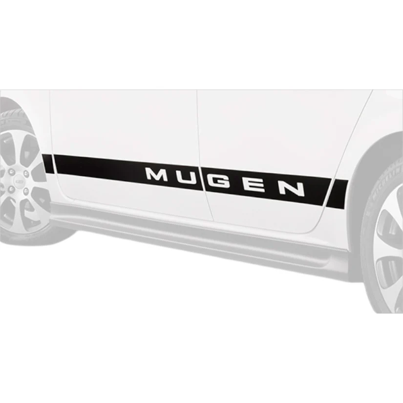 Mugen Side Decal Sticker Matte Black Honda N-One E: JG5-6 25+
