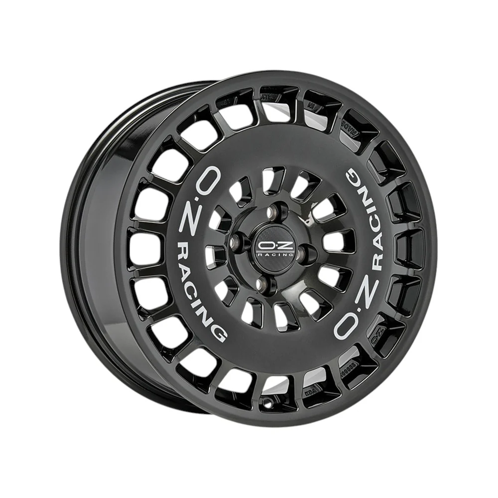 OZ Sport RR40 Alloy Wheel 18x7.5 ET44 5x100 Hyper Titanium Silver Lettering 75mm CB