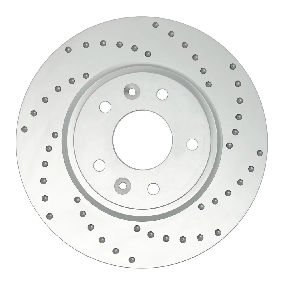 Probite Predator+ Vented Brake Disc with Dimpled Holes 5x112 395mm PFPD1633 - Front Right Single