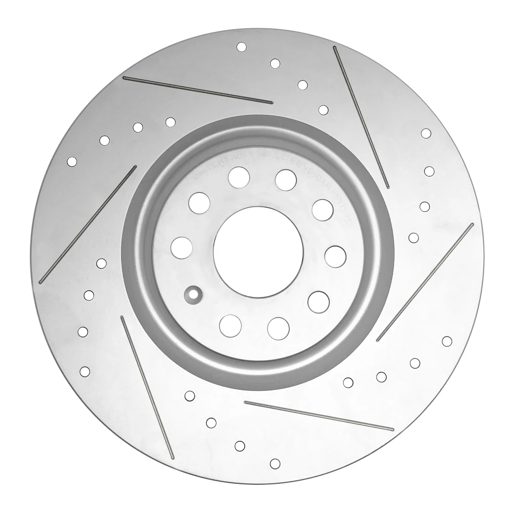Probite Predator+ Vented Brake Discs with Grooves and Drilled Holes 5x120 345mm PRPD1510 - Rear Pair