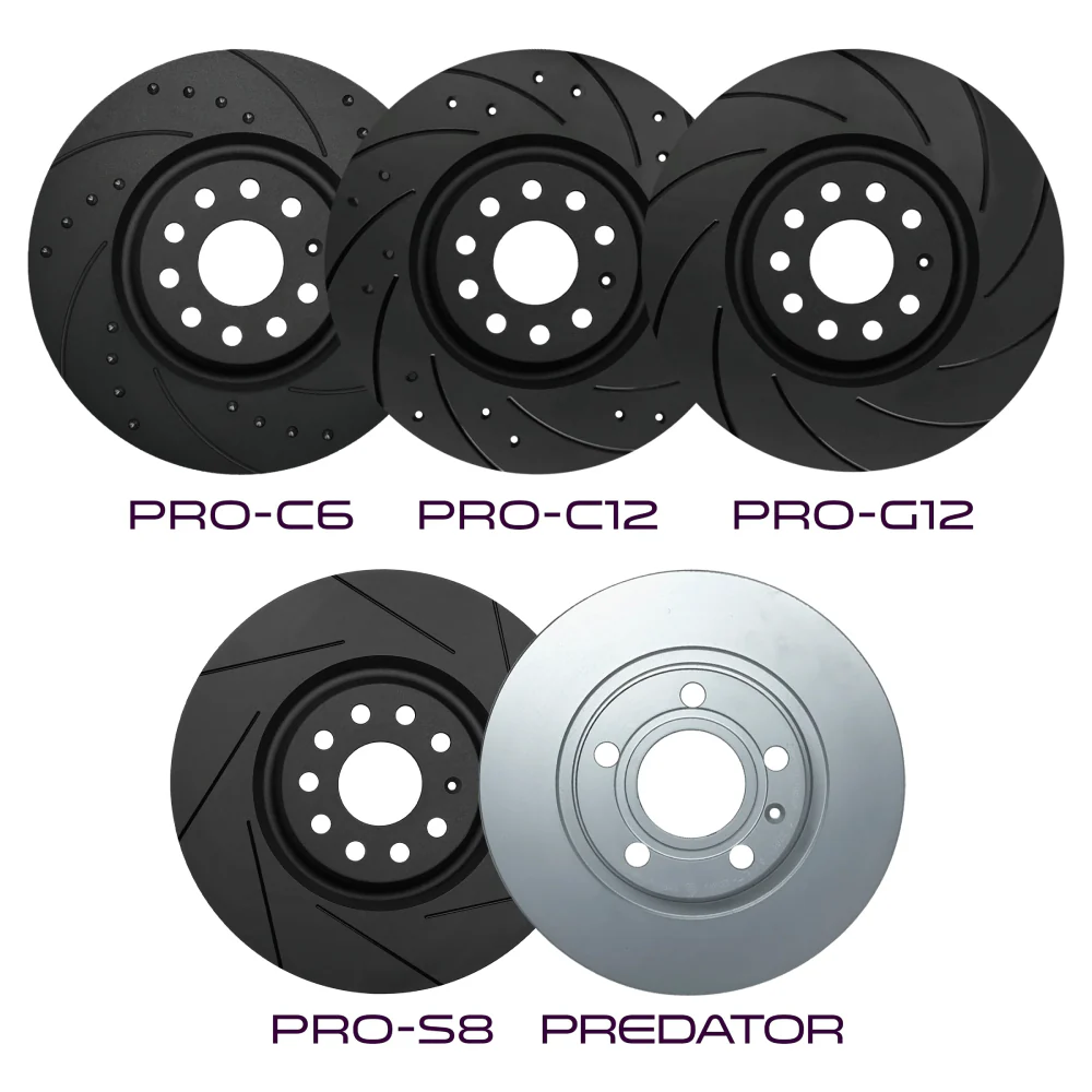 Probite Solid Performance Brake Discs 5x108 317mm - PRPD0593 - Rear Pair