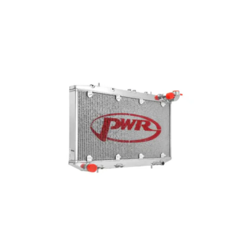 PWR 42mm Radiator with 12in SPAL Fan Mounts Nissan Pulsar N14 GTI-R 90-95 - Image 3