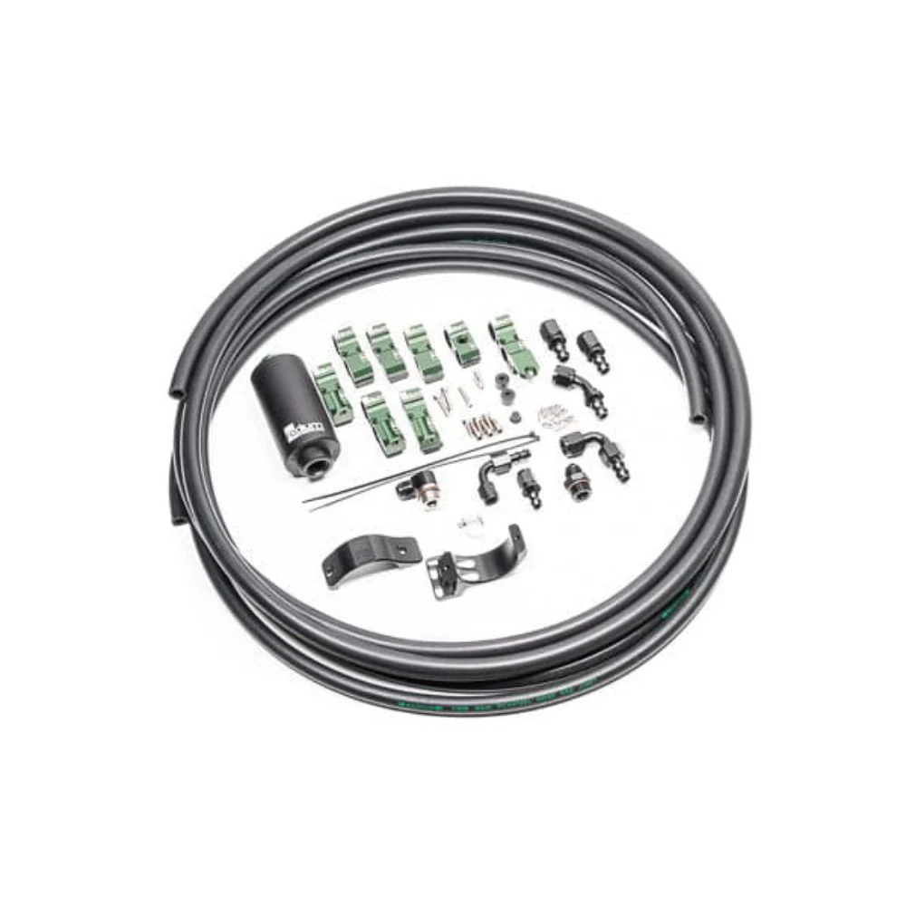 Radium Engineering Early Nissan Fuel Hanger Plumbing Kit Stainless Filter