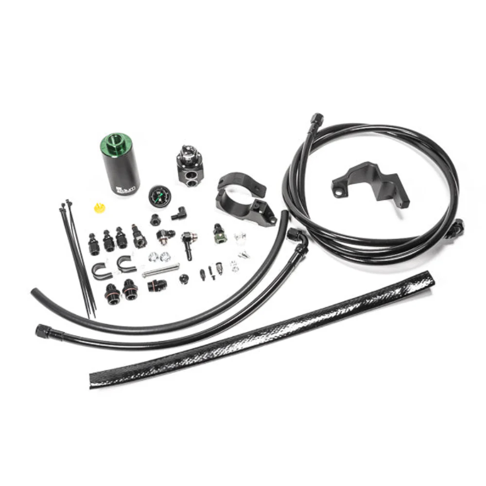 Radium Engineering Mid Fuel Hanger Plumbing Kit Stainless For Chevrolet Corvette 03-08