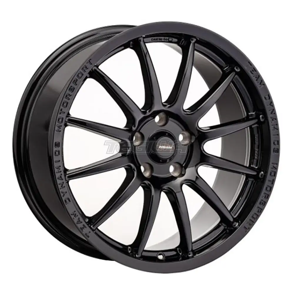 Team Dynamics Pro Race 1.2 Alloy Wheel 18x8 ET45 5x108 Gloss Black 73mm CB
