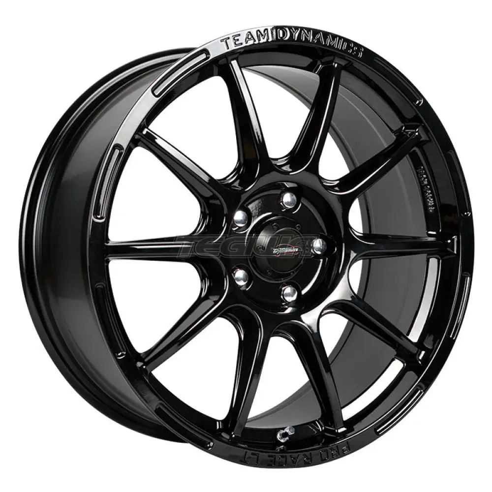 Team Dynamics Pro Race LT Alloy Wheel 18x8 ET35 5x120 Gloss Black 72mm CB