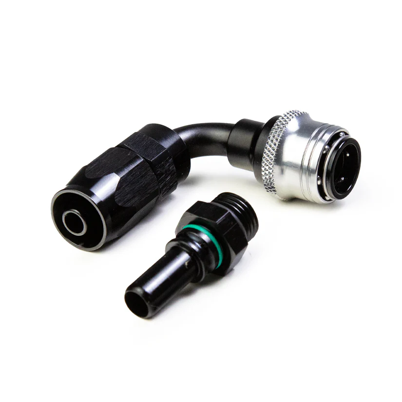 Tegiwa AN6-AN10 Standard and PTFE 0-90 Degree Quick Release Hose Fitting Set Female - ORB Male - Image 5