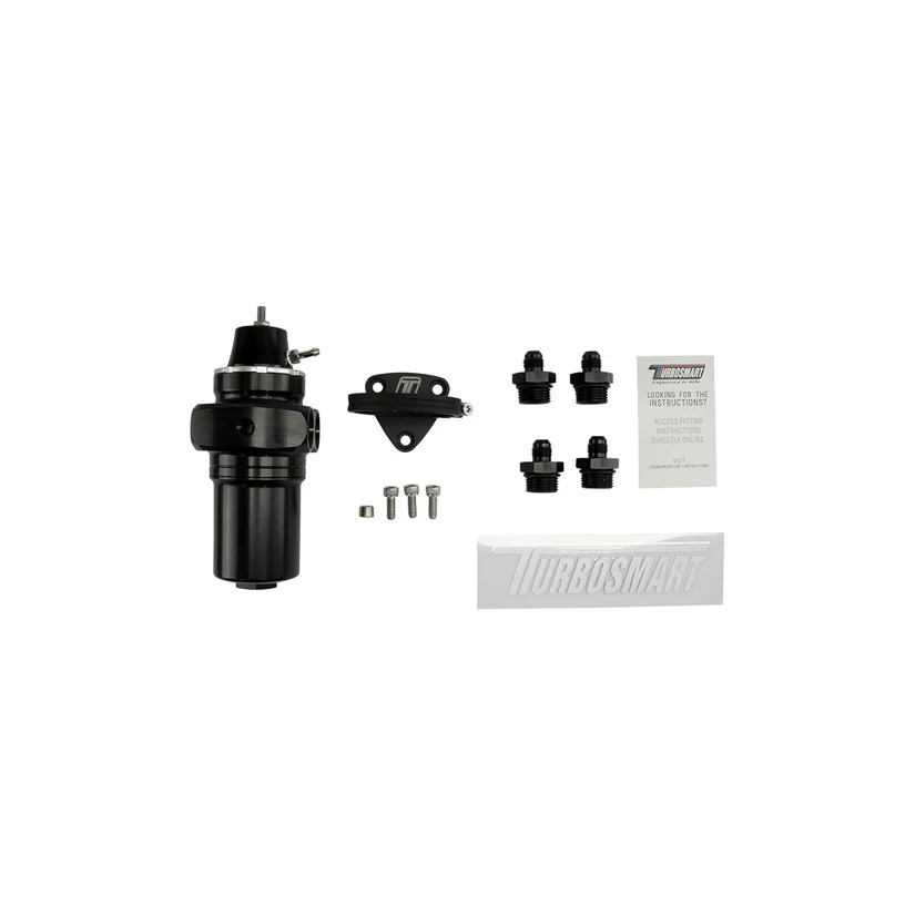 TurboSmart Black Fuel Pressure Regulator -6 / 6AN - Image 6