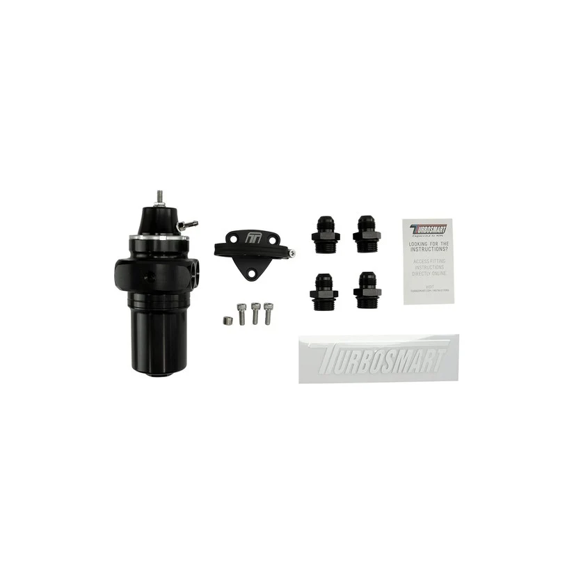 TurboSmart Black Fuel Pressure Regulator -8 / 8AN - Image 6