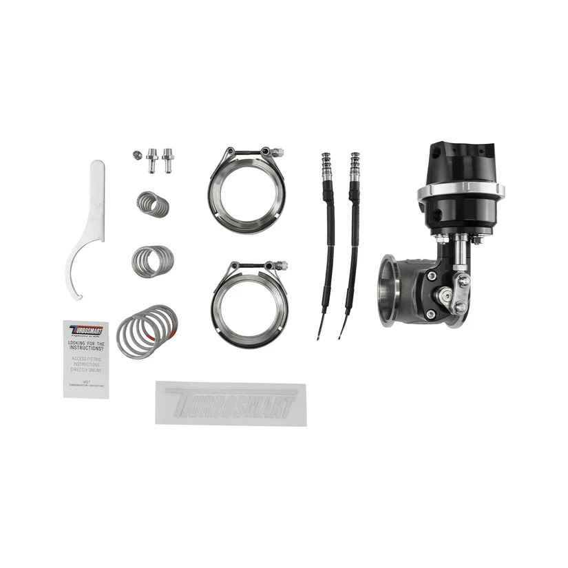 TurboSmart PSG50CG Pneumatic StraightGate50 Compressed Gas Black - Image 12