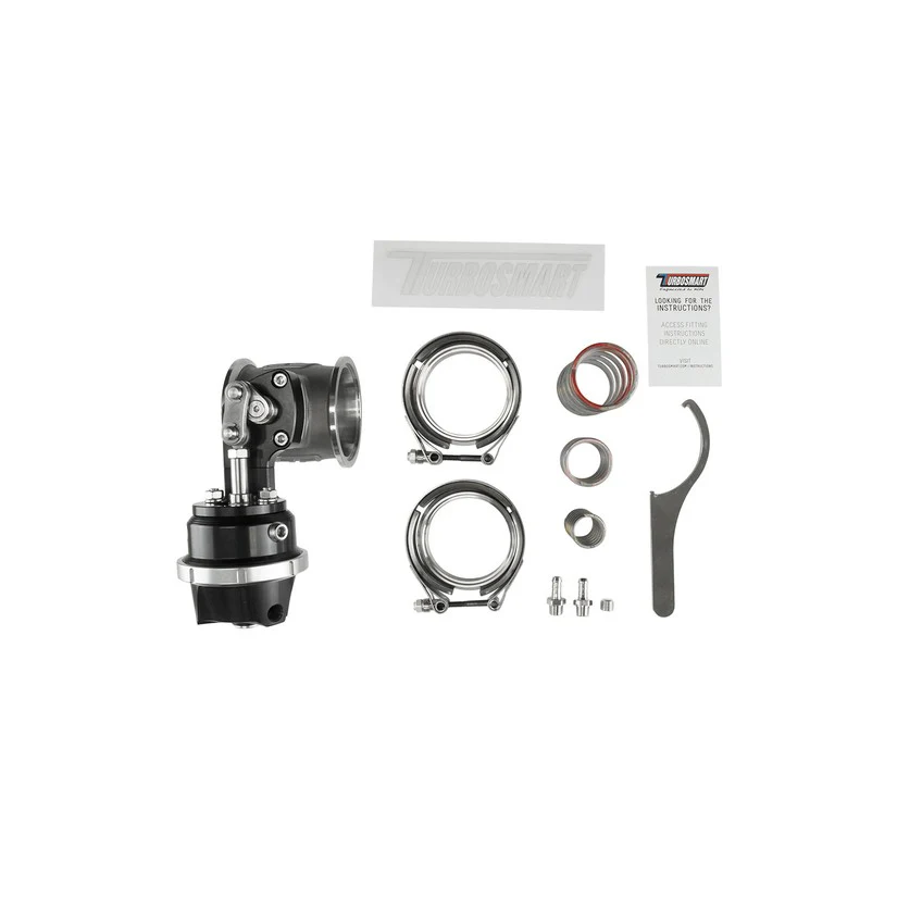 TurboSmart PSG50CG Pneumatic StraightGate50 Compressed Gas Black - Image 6