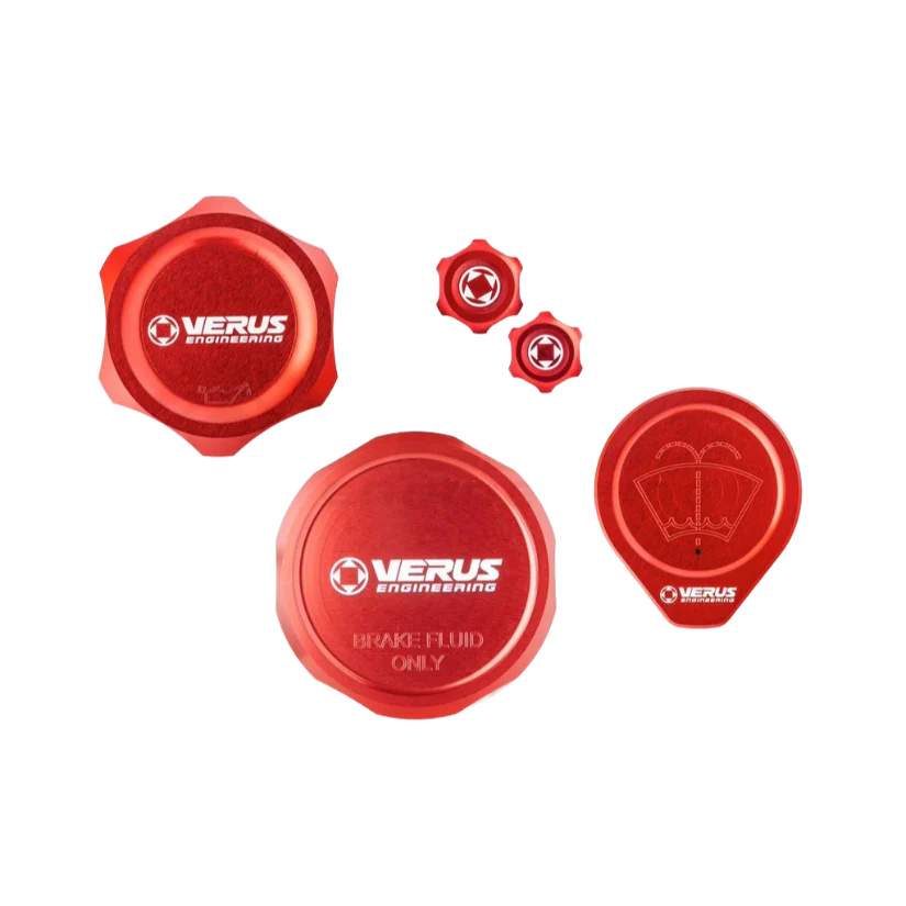 Verus Anodized Engine Bay Cap Kit Honda Civic Type R FK8 - Image 5