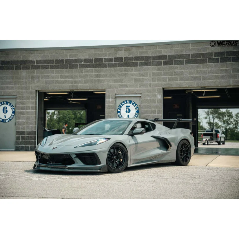 Verus Front Splitter Kit Aluminum Air Dam Corvette Stingray C8 - Image 2
