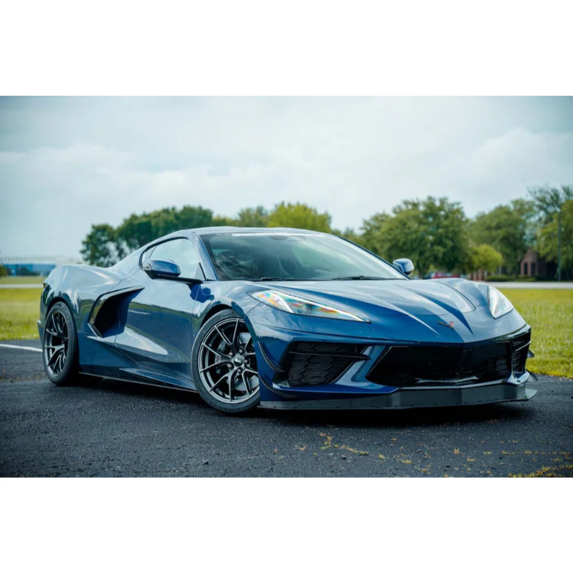 Verus Front Splitter Kit Carbon Air Dam Corvette Stingray C8 - Image 3